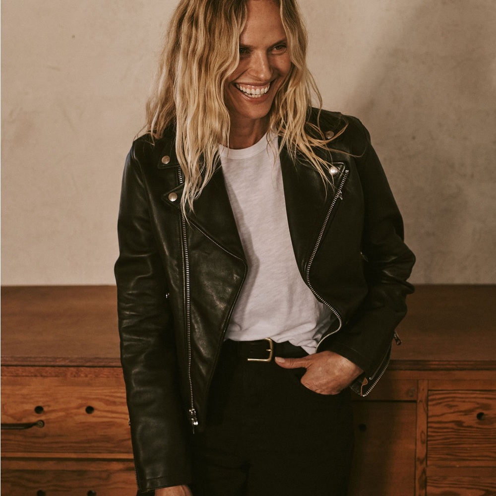 Buck Mason Heritage Leather Moto Jacket